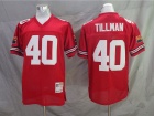 Arizona Cardinals #40 Pat Tillman Blue Throwback Football Jerseys