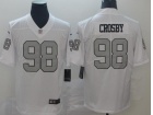 Oakland Raiders #98 Maxx Crosby White Color Rush Limited Jersey