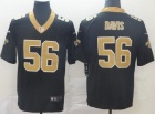 New Orleans Saints #56 Demario Davis Black Vapor Untouchable Limited Football Jersey