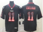 New England Patriots #11 Julian Edelman Black USA Flag Fashion Vapor Untouchable Limited Jersey