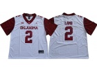 Oklahoma Sooners #2 CeeDee Lamb White New Style Limited Jersey