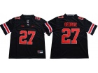 Ohio State Buckeyes #27 Eddie George Black Vapor Limited Jersey