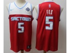 Nike Sacramento Kings #5 De'Aaron Fox 2019-20 Red City Jersey