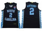 North Carolina Tar Heels #2 Cole Anthony Black College Basketball Jersey