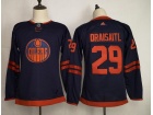 Youth Adidas Edmonton Oilers #29 Leon Draisaitl Blue 50th Anniversary Jersey