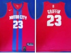 Nike Detroit Pistons #23 Blake Griffin 2019-20 Red City Jersey