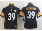 Youth Pittsburgh Steelers #39 Minkah Fitzpatrick Black Vapor Limited Jersey