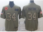 Chicago Bears #34 Walter Payton 2019 Olive Camo Salute to Service Limited Jersey