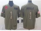 Arizona Cardinals #1 Kyler Murray 2019 Olive Camo Salute to Service Limited Jersey