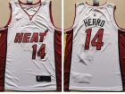 Nike Miami Heat #14 Tyler Herro White Jersey