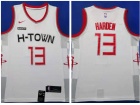 Houston Rockets #13 James Harden 2019-20 White City Jersey