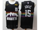 Nike Denver Nuggets #15 Nikola Jokic 2019-20 Black City Jersey