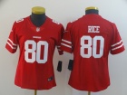 San Francisco 49ers #80 Jerry Rice Red Men's Vapor Untouchable Limited Jersey