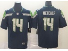 Seattle Seahawks #14 DK Metcalf Blue Vapor Untouchable Limited Football Jersey