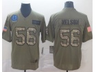 Indianapolis Colts #56 Quenton Nelson 2019 Olive Camo Salute to Service Limited Jersey