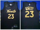 Nike Toronto Raptors #23 Fred Vanvleet Black 2019-20 City Jersey