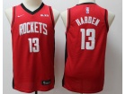 Youth Nike Houston Rockets #13 James Harden Red/Black 2019 Basketball Jersey