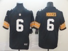 Pittsburgh Steelers #6 Devlin Hodges Black Vapor Limited Jersey