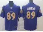 Baltimore Ravens #89 Mark Andrews Color Rush Vapor Limited Jersey Purple