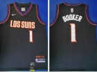 Nike Phoenix Suns #1 Devin Booker Black City 2019-20 Jersey