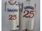 Nike Philadelphia 76ers #25 Ben Simmons Cream 2019-20 City Jersey