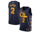 Nike Cleveland Cavaliers #2 Collin Sexton Navy Blue City Jersey