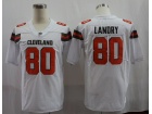 Cleveland Browns #80 Jarvis Landry White Men's Vapor Untouchable Limited Jersey