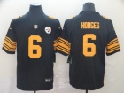 Pittsburgh Steelers #6 Devlin Hodges Black Color Rush Limited Jersey