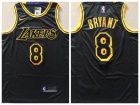 Nike Los Angeles Lakers #8 Kobe Bryant Black City Jersey