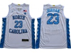 2019 North Carolina Tar Heels #23 Michael Jordan White Jersey