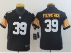 Youth Pittsburgh Steelers #39 Minkah Fitzpatrick Black New Style Vapor Limited Jersey