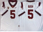 USC Trojans #5 Reggie Bush White Limited Jersey