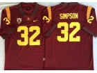 USC Trojans #32 O.J. Simpson Red Limited Jersey