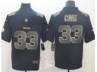 Minnesota Vikings #33 Dalvin Cook Black Golden Men's Vapor Untouchable Limited Jersey