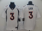 Denver Broncos #3 Drew Lock White Vapor Untouchable Limited Jersey