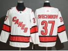 Adidas Carolina Hurricanes #37 Andrei Svechnikov White CANES Hockey Jersey