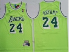 Los Angeles Lakers #24 Kobe Bryant Green Throwback Jersey