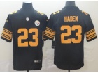 Pittsburgh Steelers #23 Joe Haden Black Color Rush Limited Jersey