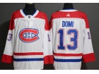 Adidas Montreal Canadiens #13 Max Domi White Jersey