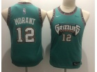 Youth Nike Memphis Grizzlies #12 Ja Morant Teal Classic Basketball Jersey