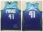 Nike Dallas Mavericks #41 Dirk Nowitzki 2019-20 Blue City Jersey