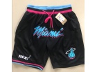 Miami Heat Black City Just Don Throwback Shorts