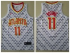 Nike Atlanta Hawks #11 Trae Young White Jersey