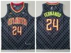 Nike Atlanta Hawks #24 Devonta Freeman Black Jersey