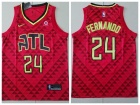 Nike Atlanta Hawks #24 Devonta Freeman Red Jersey