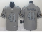 New Orleans Saints #41 Alvin Kamara Gridiron Gray Team Logos Limited Jersey