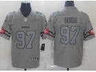 San Francisco 49ers #97 Nick Bosa Gray Team Logos Limited Jersey