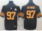 Pittsburgh Steelers #97 Cameron Heyward Black Color Rush Limited Football Jersey