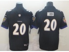 Baltimore Ravens #20 Ed Reed Black Vapor Limited Jersey