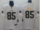 San Francisco 49ers #85 George Kittle White Golden Edition 100th Season Jersey